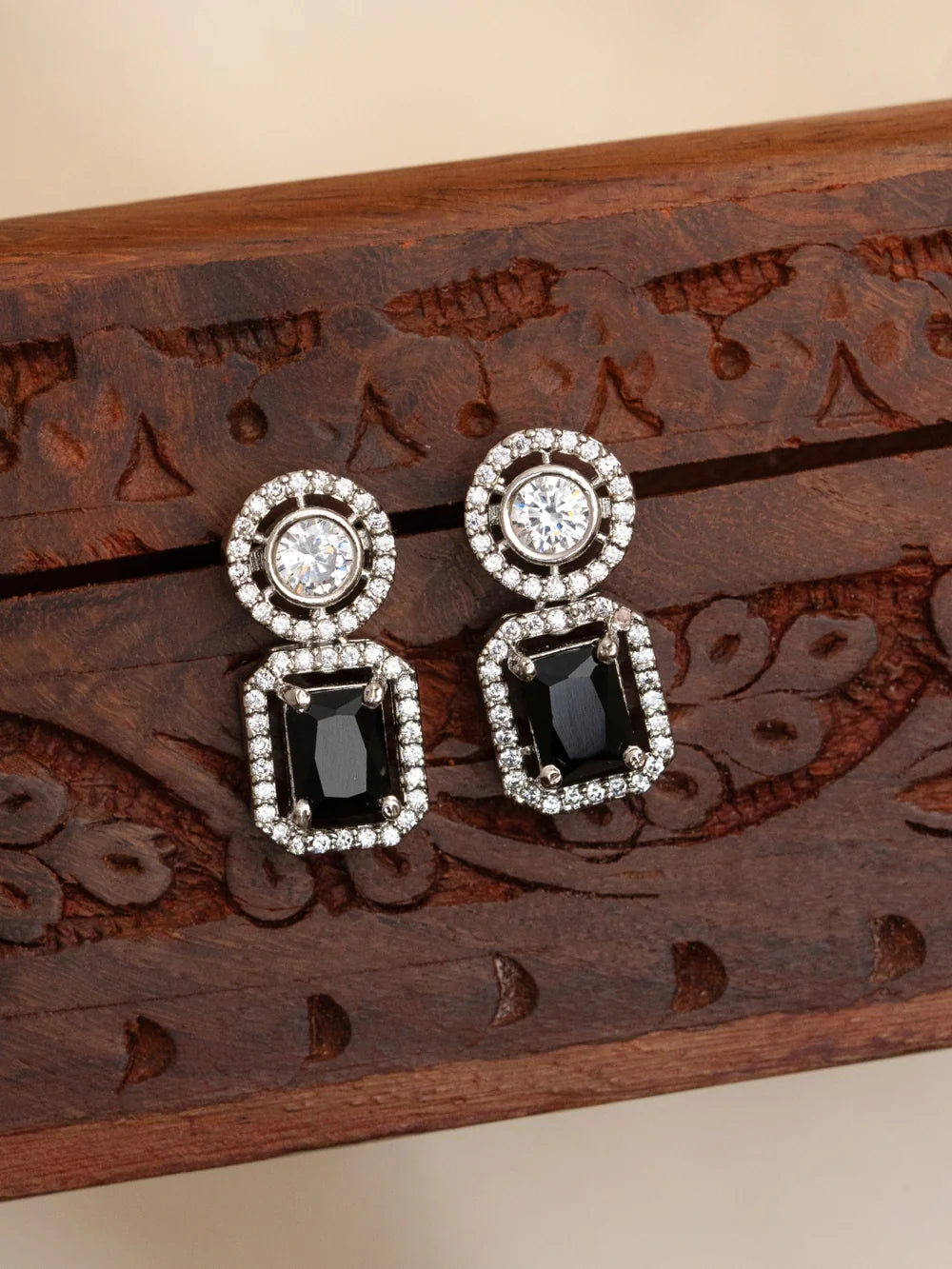 Ruby Glow Earrings